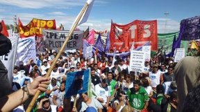 Delegación neuquina al Encuentro Sindical Combativo en Atlanta
