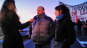 El PTS corta la autopista contra las suspensiones en Santa Fe