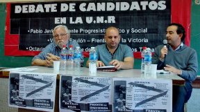 Debate de candidatos en la UNR