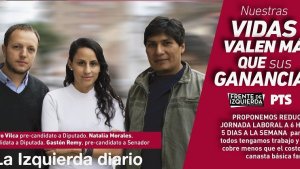 El PTS-Frente de Izquierda anunció a sus candidatos en Jujuy