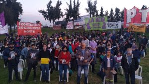 Con un acto sobre la Panamericana la izquierda propuso la reducción de la jornada laboral a 6 horas