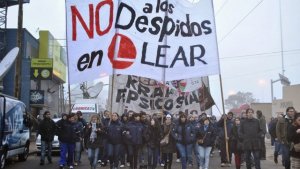 Mendoza también apoya a los obreros de Lear: Jornada nacional contra despidos y suspensiones