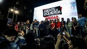 El Frente de Izquierda Unidad se moviliza contra la misión del FMI