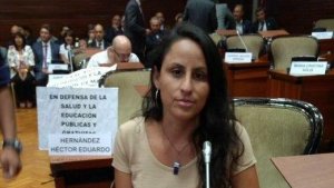 Natalia Morales: “El plan estratégico de salud permite una mayor injerencia de las empresas y vacía el hospital público”