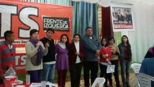 Alejandro Vilca lanzó la campaña del Frente de Izquierda en Jujuy